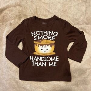 The Children's Place Brown S'more Long Sleeve Tee